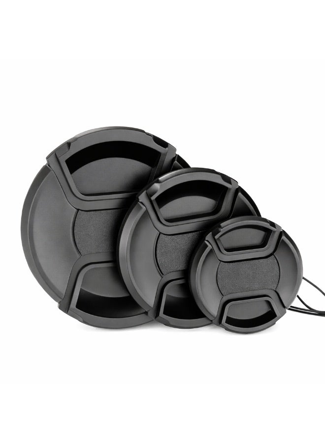Genpro Center Pinch Lens Cap - Available in 49mm 52mm 55mm 58mm 62mm 67mm 72mm 77mm 82mm Sizes - Image 1